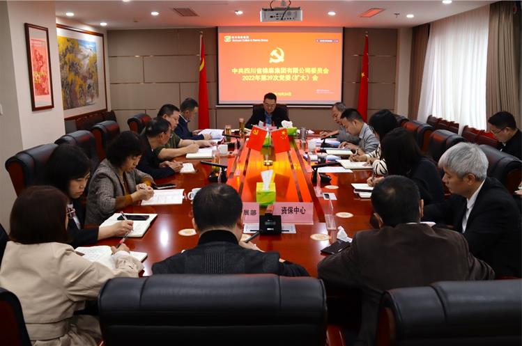 集團(tuán)公司召開2022年第39次黨委（擴大）會議