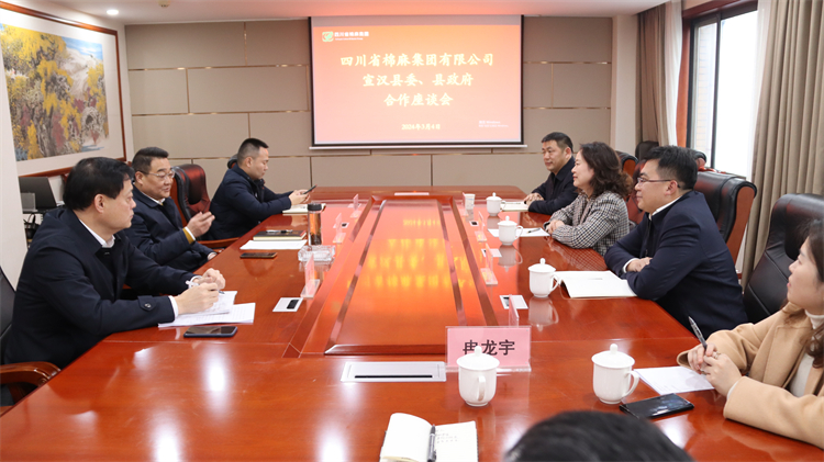 集團公司召開與宣漢縣委、縣政府合作座談會